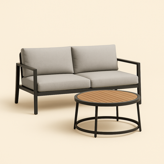 Contemporary Outdoor Coffee Table Set